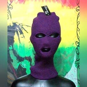 Ski Mask 3 Holes One Size Fits All 💜